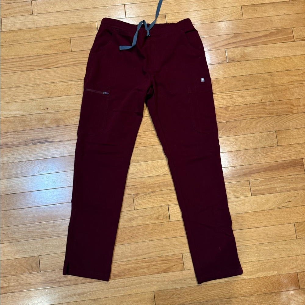 Figs Yola Burgundy Pants